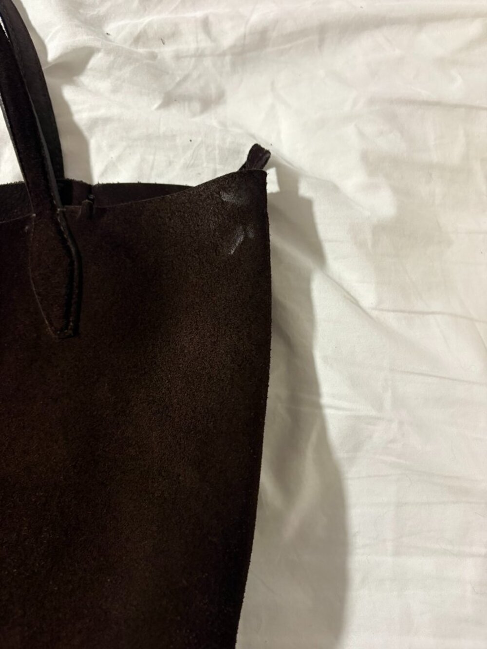 Madewell Shopper Tote in Soft Grain Suede - Picture 4 of 5